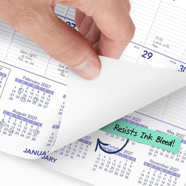 Alt view image 2 of 5 - 2027 Wall Calendar, Monthly, 508 x 762 Mm Planner, Ruled Daily Blocks, PM42827