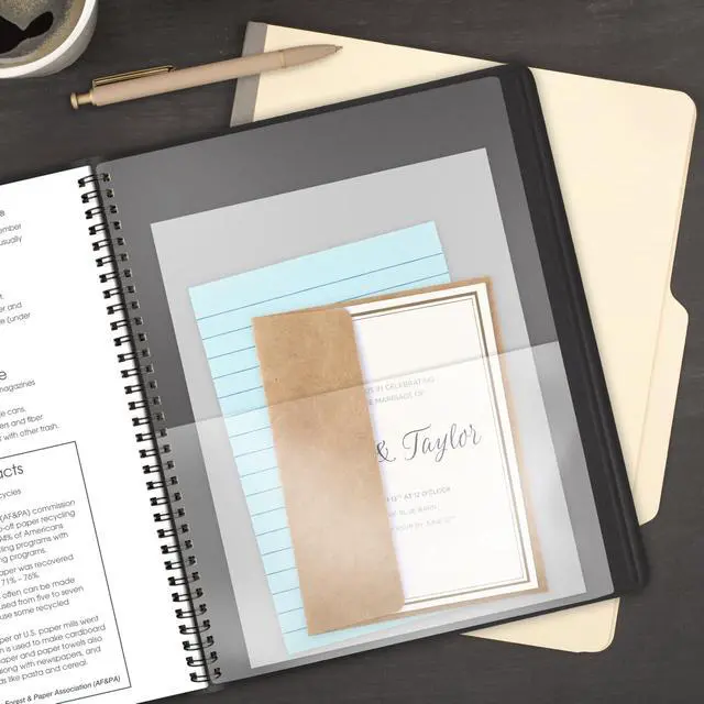 Alt view image 4 of 6 - Planner 2026-2027 Weekly Academic 14-Month July-August, Quarter-Hourly Appointment Book, 8-1/4" x 11", Black (7095705)