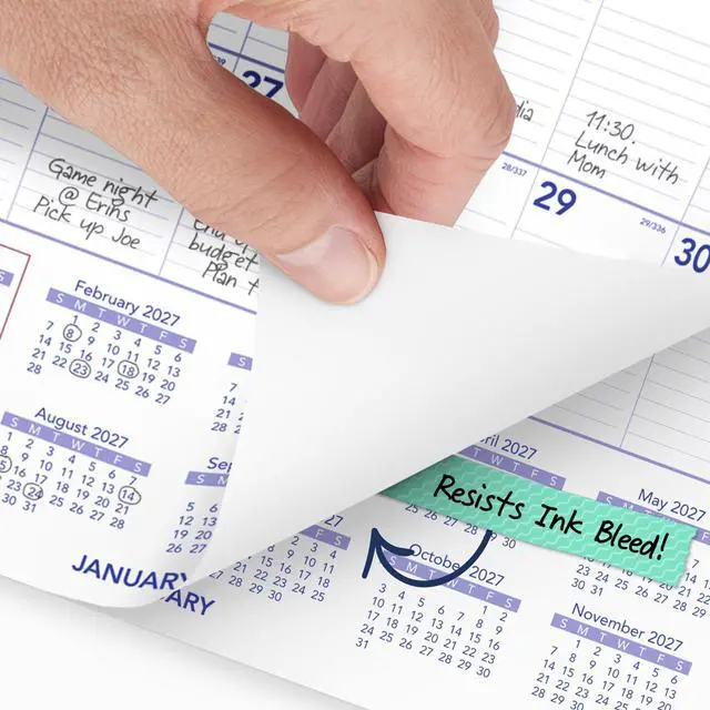 Alt view image 2 of 5 - 2027 Wall Calendar, Monthly, 15.5" x 22.75" Planner, Ruled Daily Blocks (PM32827)