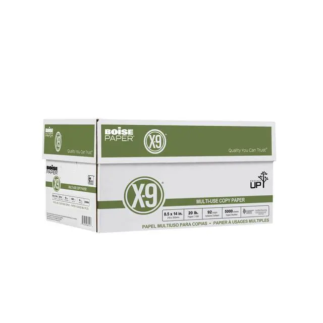 Alt view image 4 of 7 - ® X-9® Multi-Use Printer & Copy Paper, 10 Reams, White, Legal (8.5" x 14"), 5000 Sheets Per Case, 20 Lb, 92 Brightn