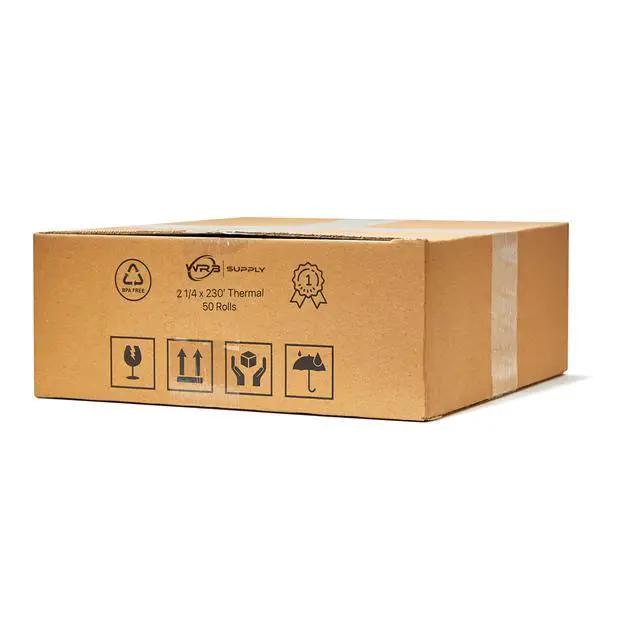 Alt view image 6 of 6 - 2-1/4" x230' Thermal Paper Rolls for Sharp 01PU ER-A450T ER-A520 ER-A530 XE-A102