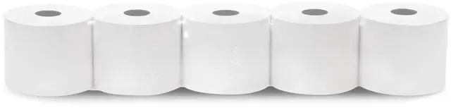 Alt view image 2 of 6 - Paper Rolls One-Ply Adding Machine/Calculator 2-1/4" x 150 ft White 100/Ctn