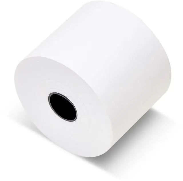 Alt view image 3 of 6 - Paper Rolls One-Ply Adding Machine/Calculator 2-1/4" x 150 ft White 100/Ctn