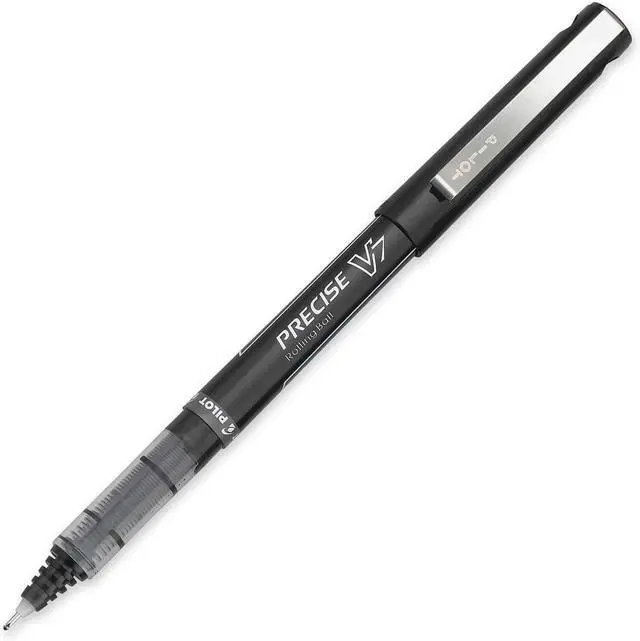 Alt view image 6 of 7 - Precise V7 Stick Rolling Ball Pens, Fine Point (.7mm), Assorted Colors Black/Blue Ink, 4-pk;