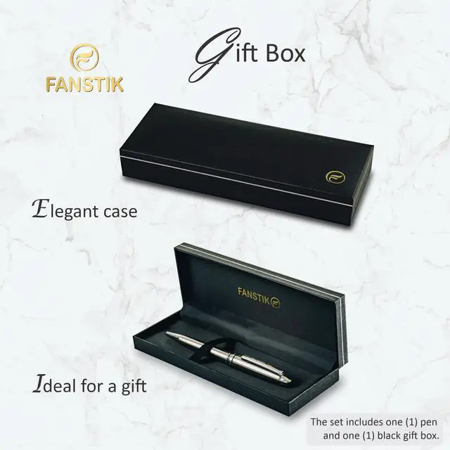 Alt view image 3 of 7 - Customized BallPoint pen with name (MADE IN USA), stainless steel, Silver, luxury engraved pen personalized for men and for women. (BallPoint Silver)