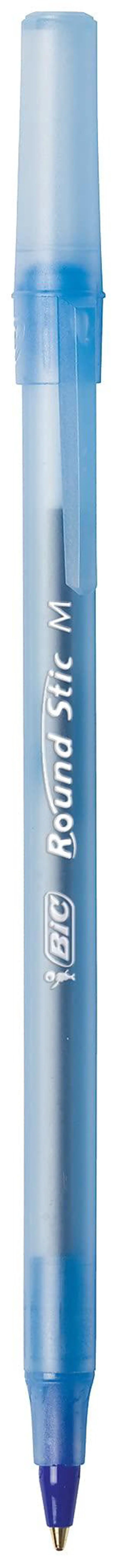 Alt view image 3 of 6 - Round Stic Xtra Life Ballpoint Pen, Medium Point (1.0mm), Blue, Flexible Round Barrel For Writing Comfort, 144-Count