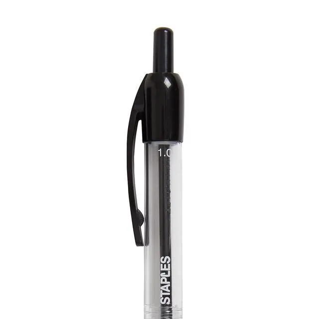 Alt view image 2 of 5 - Retractable Ballpoint Pens, Medium 1.0mm, Black Ink, 36-Pk | Reliable writing pens for office and administrative everyday use