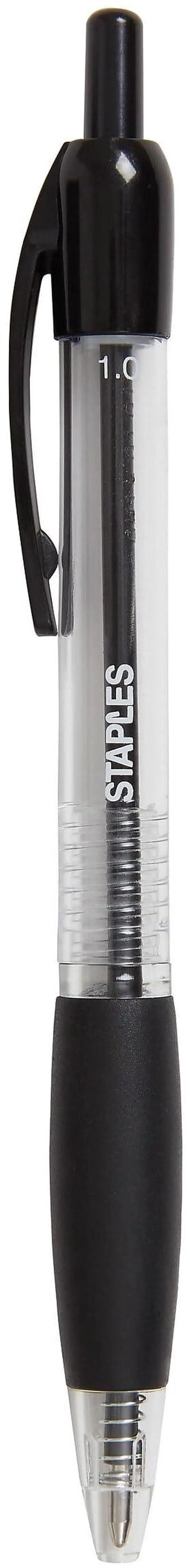 Main image of Retractable Ballpoint Pens, Medium 1.0mm, Black Ink, 36-Pk | Reliable writing pens for office and administrative everyday use
