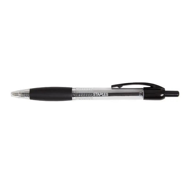 Alt view image 4 of 5 - Retractable Ballpoint Pens, Medium 1.0mm, Black Ink, 36-Pk | Reliable writing pens for office and administrative everyday use