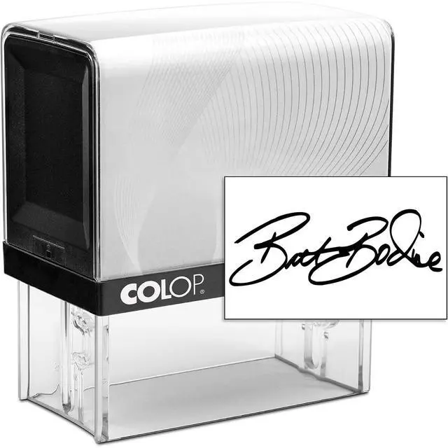 Main image of COLOP XXL Size Self Inking Custom Signature Stamp - Choose from 15 Ink Colors
