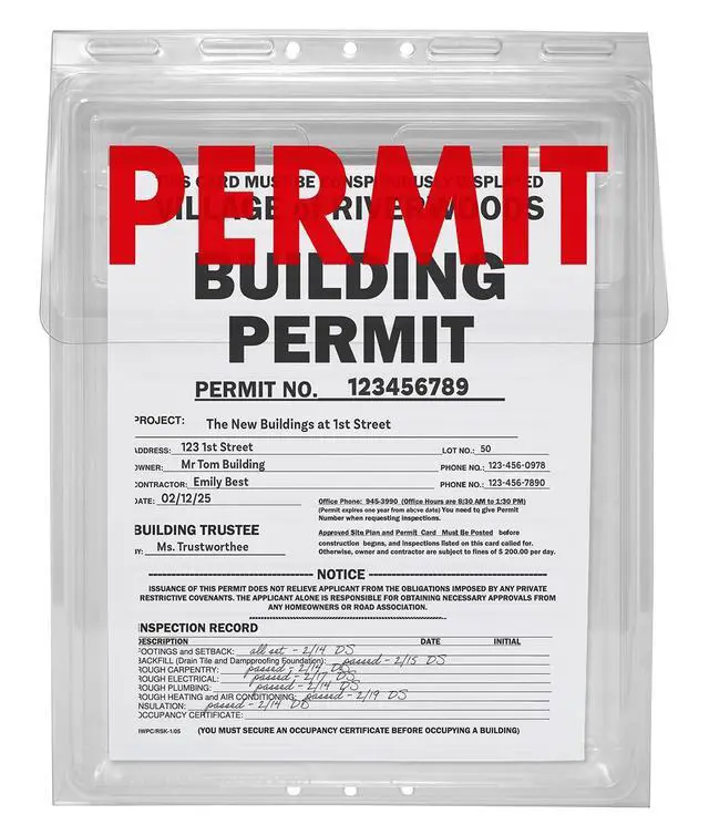 Alt view image 7 of 7 - Outdoor Permit Brochure Box - Easy to Use Take One Document Holder Can Hold 200, 8.5 x 11 Documents, Flyers & Brochures or Other Outdoor Marketing Needs (PERMIT - Box, Pack of 5)