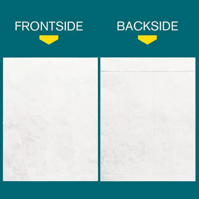 Alt view image 2 of 6 - Tyvek Envelopes 10x13, Tear & Moisture Resistant Construction, Catalog Mailing Envelopes Peel & Seal 10 x 13, Tyvek® Mailer Shipping Envelopes, Bright White, 100/pack
