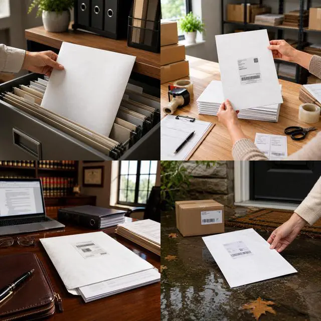 Alt view image 5 of 6 - Tyvek Envelopes 10x13, Tear & Moisture Resistant Construction, Catalog Mailing Envelopes Peel & Seal 10 x 13, Tyvek® Mailer Shipping Envelopes, Bright White, 100/pack