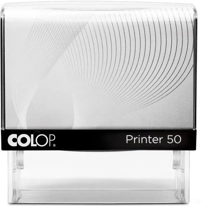 Alt view image 4 of 5 - COLOP Extra Large Size Self Inking Custom Signature Stamp - Choose from 15 Ink Colors
