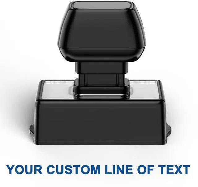 Main image of Self Inking Custom Name Stamp - Personalized 1 Line Stamp for Office, Teacher, Business Label with Clear, Consistent Impressions & Effortless Stamping