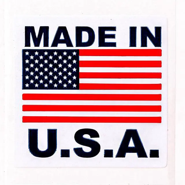 Alt view image 4 of 5 - Made in USA (Not Postage Stamps) (1" x 1") | Pre-Printed Labels/Stickers, 1000 Labels per Roll, 12 Rolls