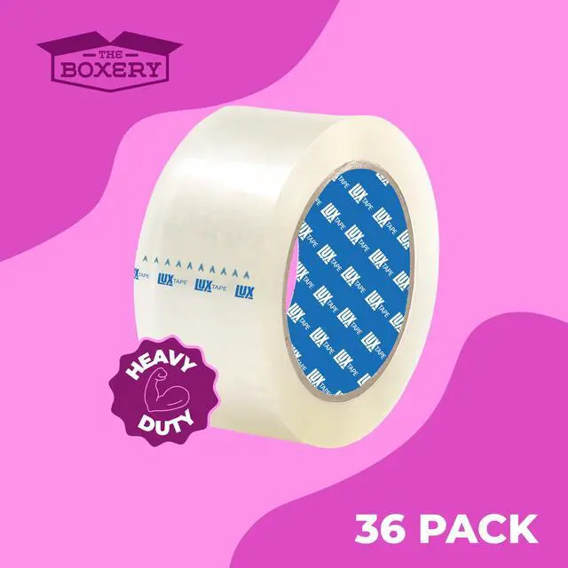 Alt view image 3 of 6 - 2" x 110 Yards Clear Packing Tape 36 Roll Carton Strong Industrial Grade Adhesive for Shipping, Moving & Packaging Heavy Duty 2.2 Mil Box Sealing Tape