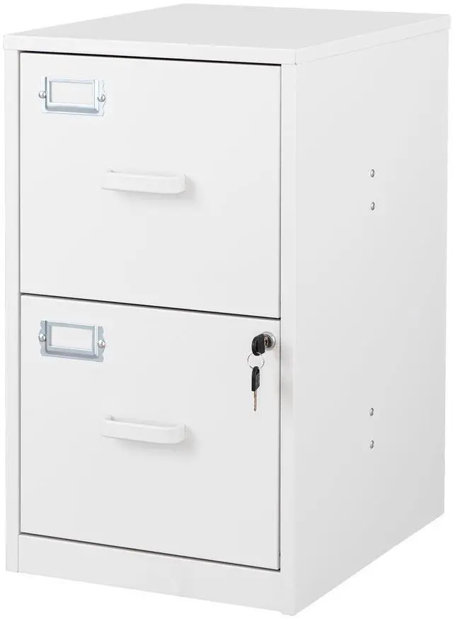 Main image of 2 Drawer File Cabinet with Lock Vertical Filing Storage Office Home Steel Vertical File Cabinets for Letter Size File Cabinet Locked,Assembly Required