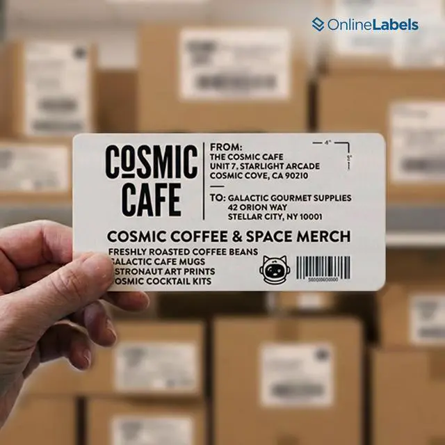Alt view image 7 of 7 - OnlineLabels 4" x 2" Rectangle Mailing Labels - White Matte - 500 Sheets | Permanent Adhesive, Blank Rectangle Labels, Inkjet and Laser Compatible, Ideal for Mailing & Address Labels