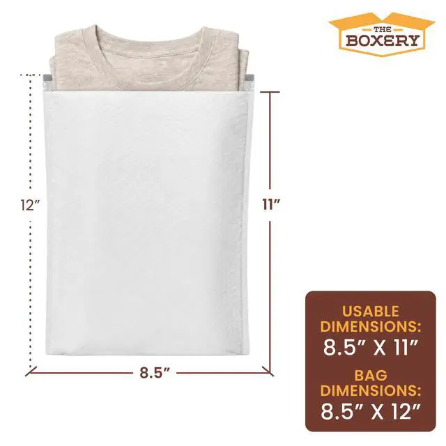 Alt view image 6 of 6 - 8.5x12" #2 Poly Bubble Mailers 100 Pack, Padded Envelopes, Self Seal, Waterproof Shipping Bags for Shipping & Packaging