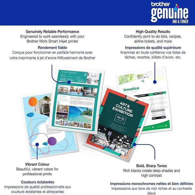 Alt view image 4 of 7 - Genuine LC506XXLBKS Black Super High-Yield Ink Cartridge, Up to 5,000 Pages Bundle with Deco Essentials Printer eBook for MFC-J4555DW, MFC-J4355DW, MFC-J6960DW, MFC-J6975DW