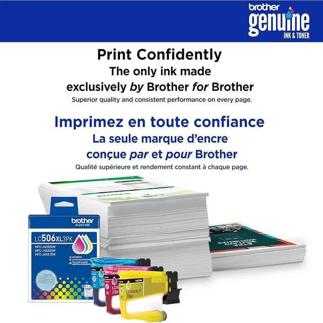 Alt view image 5 of 7 - Genuine LC506XXLBKS Black Super High-Yield Ink Cartridge, Up to 5,000 Pages Bundle with Deco Essentials Printer eBook for MFC-J4555DW, MFC-J4355DW, MFC-J6960DW, MFC-J6975DW