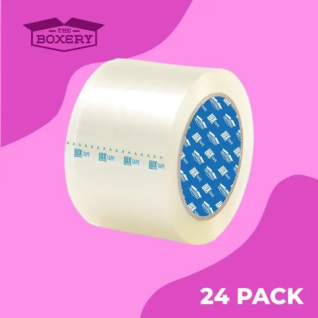 Alt view image 4 of 7 - 3" x 110 Yards Clear Packing Tape 24 Roll Carton Warehouse Grade Adhesive for Shipping, Moving & Packaging Standard Strength 1.85 Mil Box Sealing Tape