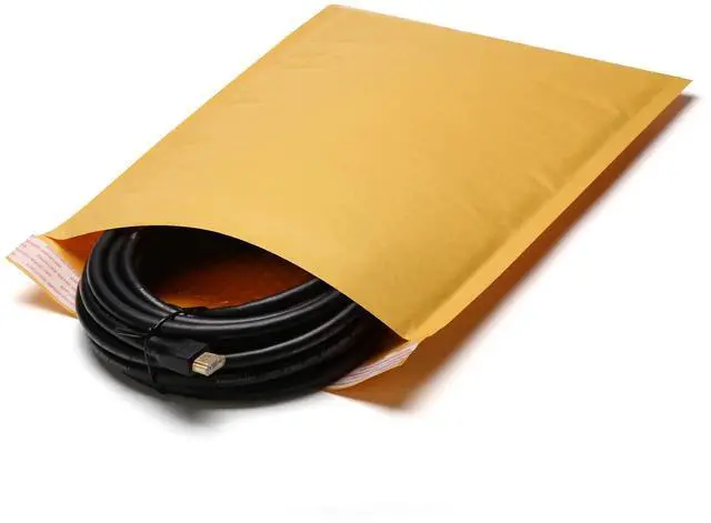 Alt view image 2 of 6 - 10.5x16 Kraft Bubble Mailers | 100 Padded Envelopes Included - Self Sealing Shipping Bags - #5