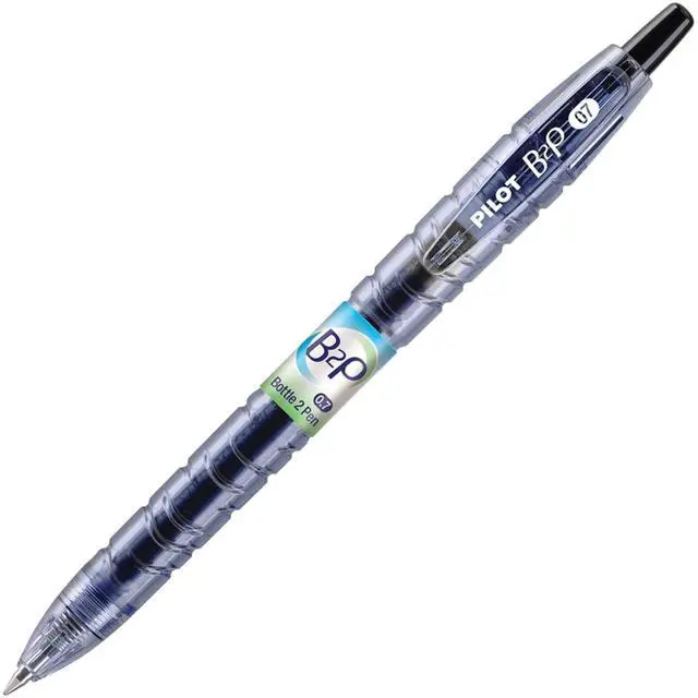 Alt view image 5 of 6 - Bottle to Pen B2P Retractable Gel Pens, Fine Point, 0.7 mm, 89% Recycled, Translucent Barrel, Black Ink, Pack Of 12