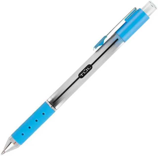 Alt view image 7 of 7 - Retractable Gel Pens, Bullet Point, 0.5 mm, Gray Barrel, Assorted Bright Ink Colors, Pack Of 8