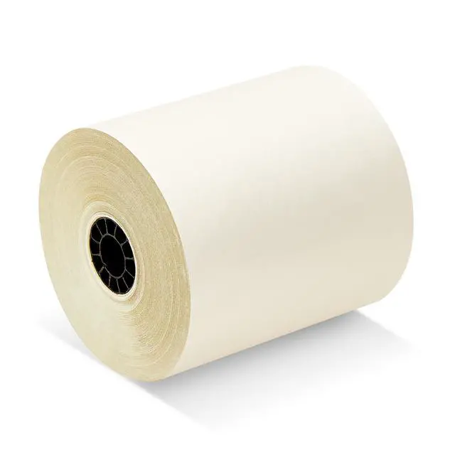 Alt view image 3 of 6 - 3" x 95' 2-PLY CARBONLESS WHITE/CANARY PoS RECEIPT PAPER - 50 ROLLS