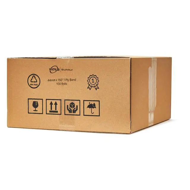 Alt view image 6 of 6 - 100 ROLLS SHARP ER A-320 330 4100 460 470 44mm 1.75 CASH REGISTER TAPE PAPER ROLL