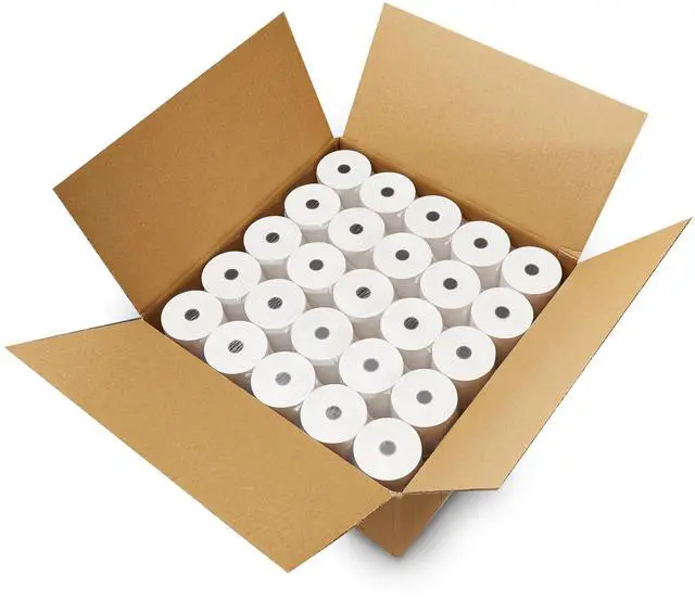 Main image of CLOVER POS 3-1/8" x 230' THERMAL RECEIPT PAPER BPA FREE - 50 NEW ROLLS