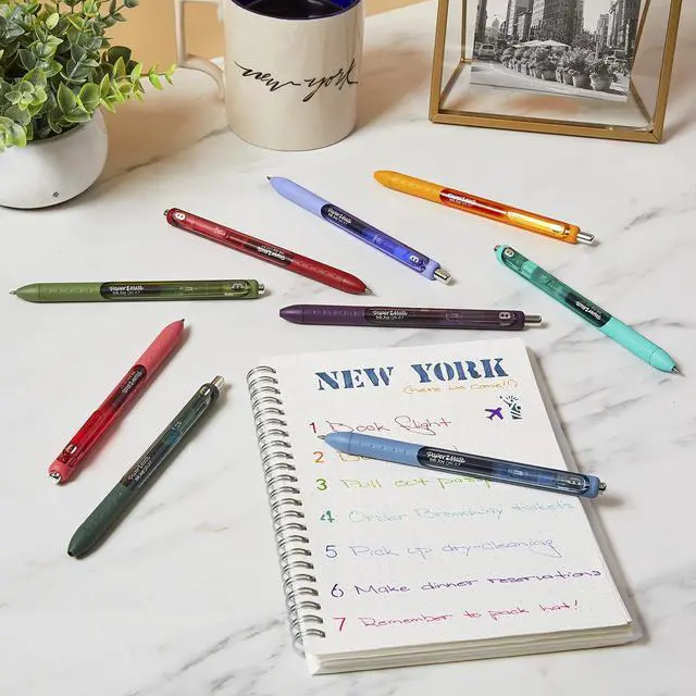 Alt view image 6 of 7 - InkJoy Gel Pens, Medium Point, Pure Blue, 12 Count