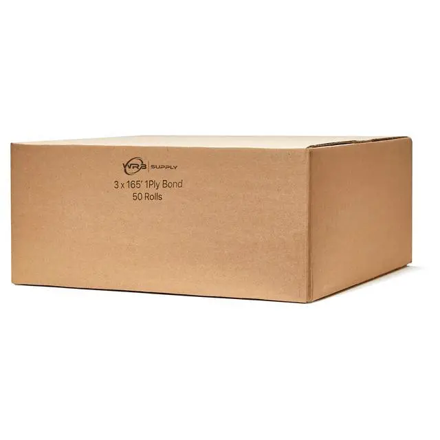 Alt view image 6 of 6 - 3" x 165' 1-Ply Bond (Non-Thermal) Paper Roll for Star SP700-50 NEW ROLLS