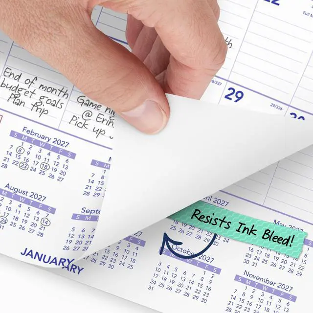 Alt view image 2 of 5 - 2027 Wall Calendar, Monthly, 12" x 17" Planner, Ruled Daily Blocks (PM22827)