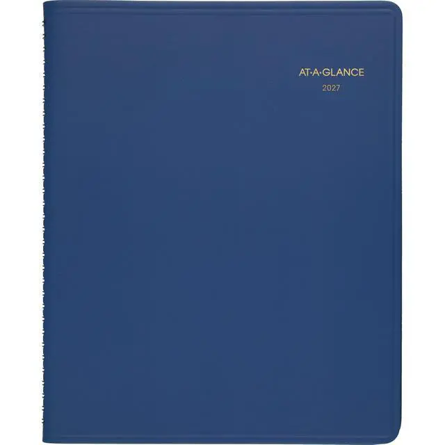 Alt view image 7 of 7 - 2027 Planner, Monthly, 15-Month Jan-Mar, 9" x 11", Unruled Daily Blocks, Blue (702502027)