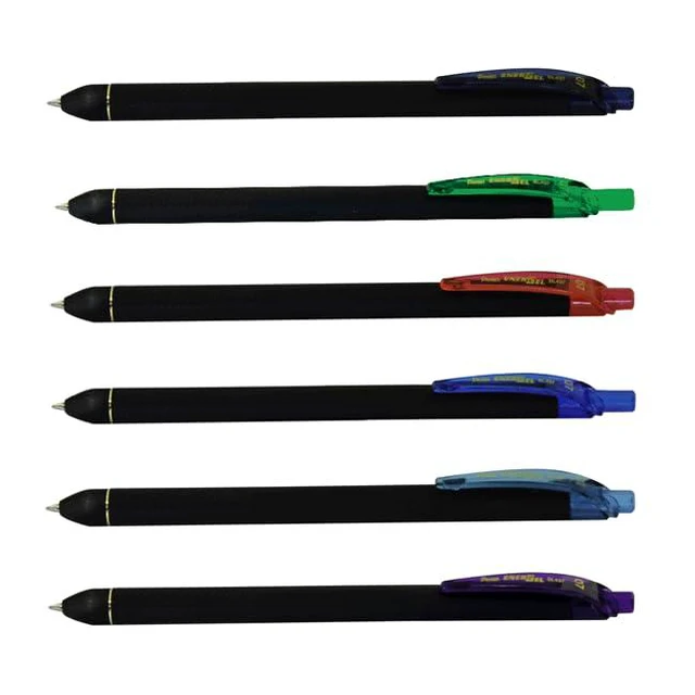 Alt view image 6 of 7 - EnerGel Kuro Liquid Gel Pen, (0.7mm) Medium line, Sky Blue Ink, 12 Pack (BL437R1-S)