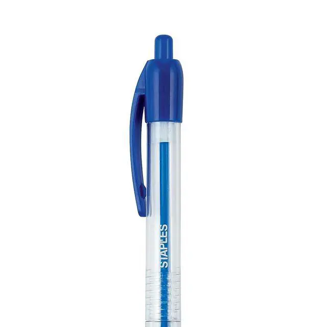 Alt view image 2 of 5 - Retractable Ballpoint Pens, Medium 1.0mm, Blue Ink, 36-Pk | Smooth-writing pens for office, school, and everyday notes