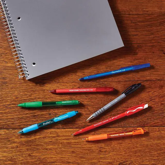 Alt view image 2 of 5 - FlexGrip Ultra Retractable Ballpoint Pens, Medium Point (1.0mm), Black Ink, 12 Count - Writing, Journaling, Note-Taking, Office Supplies