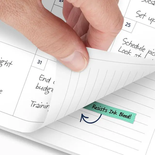 Alt view image 4 of 7 - Planner 2026-2027 Weekly & Monthly Academic 12-Month July-June, 8-1/2" x 11", Simplified by Emily Ley, Happy Stripe (EL49-905A)