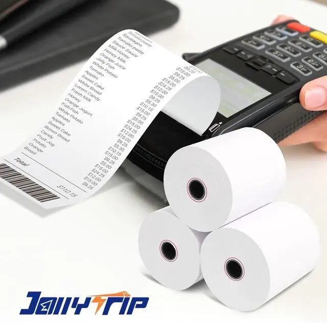 Alt view image 2 of 7 - (150 Rolls)2 1/4 x 85 Thermal Paper Rolls 48GSM BPA FREE Receipt Rolls Thermal Teceipt Paper 2 1/4 85 Thermal Printer Paper Compatible with Printers, POS Cash Register,Credit Card