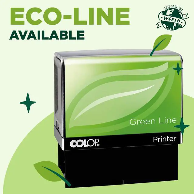 Alt view image 2 of 6 - COLOP Large Size Self Inking Custom Signature Stamp - Choose from 15 Ink Colors
