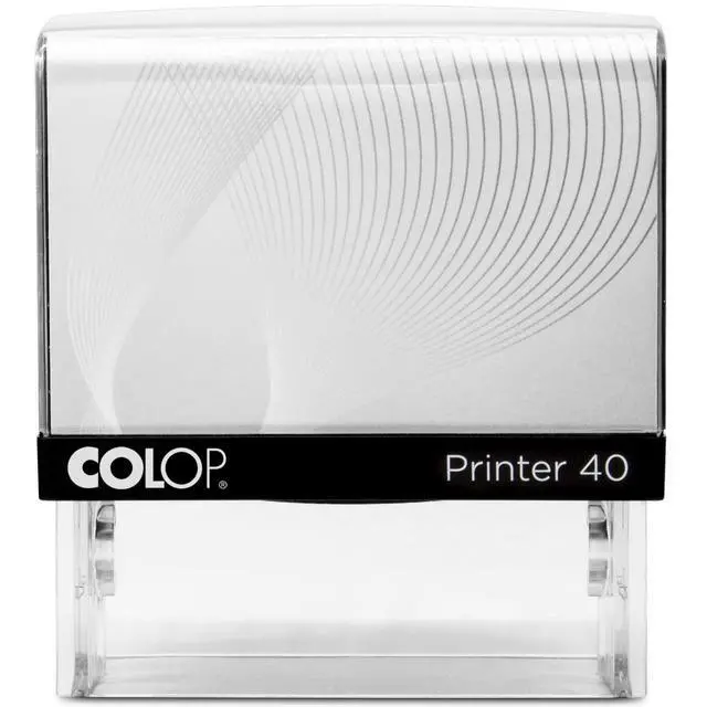 Alt view image 7 of 7 - COLOP Large Size Self Inking Custom Text Stamp - Choose from Many Fonts & 15 Ink Colors