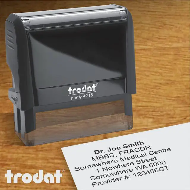 Alt view image 3 of 7 - Personalized Return Address Stamp - Rubber Stamp (Extra Large) | Easy-to-Read Imprint, Crisp Impressions, Built-In Self-Inking Mechanism, Replaceable Ink Pad, High-Volume Mailing