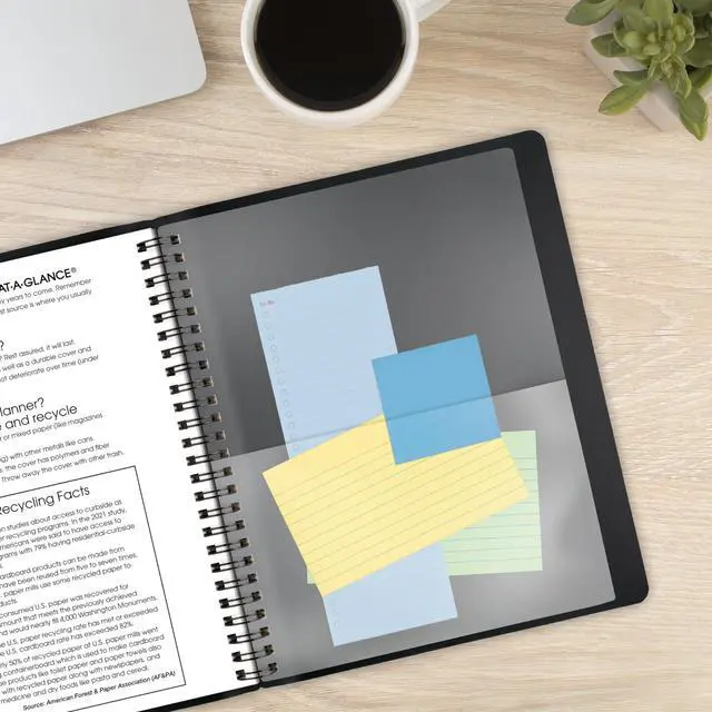 Alt view image 5 of 6 - 2026 Planner, Monthly, 7" x 8.75", Medium, Contemporary, Black (70120X0526)