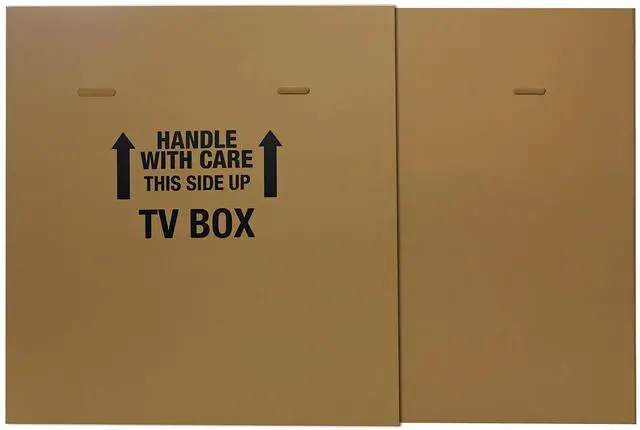 Main image of Moving Boxes Bundle TV Box (1-Pack), Adjustable Flat Screen TV Moving Boxes for Packing, Moving & Storage with Handles