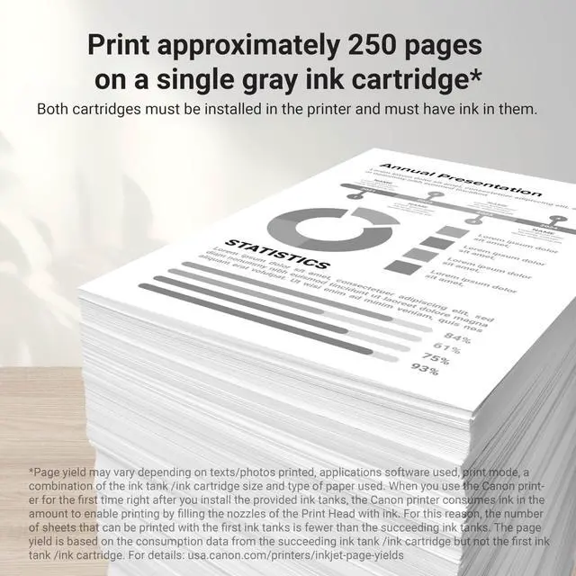 Alt view image 2 of 7 - CLI-271 Genuine Gray Ink Tank, Compatible with MG7720, TS8020, and TS9020 Printers