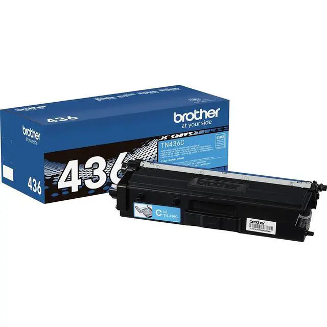 Alt view image 2 of 7 - Genuine TN436C Super High Yield Cyan Toner Cartridge, Up to 6,500 Pages, Bundle with Deco Essentials Printer eBook for HL-L8360CDW, HL-L9310CDW, MFC-L8900CDW, MFC-L9570CDW
