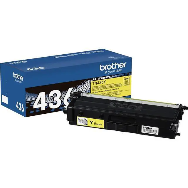 Alt view image 2 of 7 - Genuine TN436Y Super High Yield Yellow Toner Cartridge, Up to 6,500 Pages, Bundle with Deco Essentials Printer eBook for HL-L8360CDW, HL-L9310CDW, MFC-L8900CDW, MFC-L9570CDW